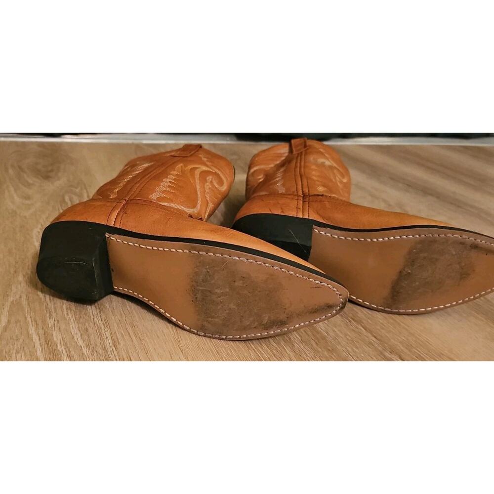 Masterson RB7450 Womens Size 6.5 M Brown Leather Cowboy Western Boots - Picture 6 of 7